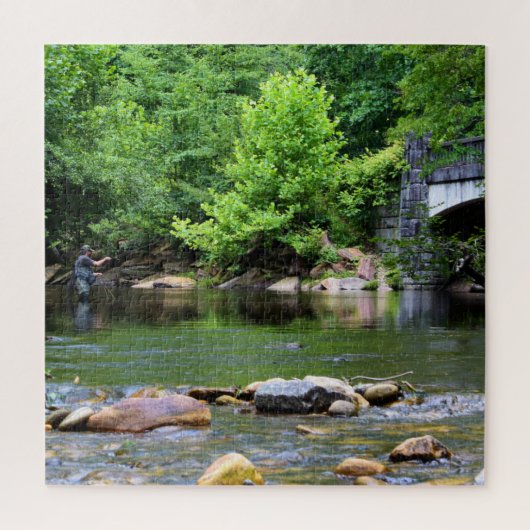 Fly Fishing Day Dream - 20x20 Legpuzzel (Verticaal)