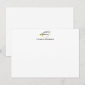 Fly Fishing Flat Note Card Notitiekaartje (Voorkant / Achterkant)