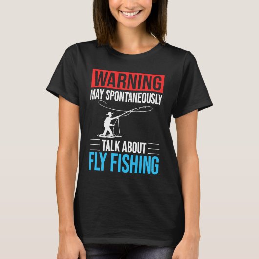 Fly Fishing Flies Fisherman Rod Bait Reel Lures 2 T-shirt (Voorkant)