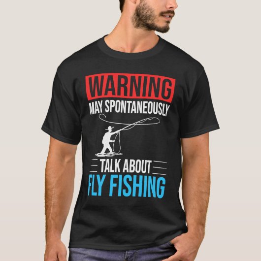 Fly Fishing Flies Fisherman Rod Bait Reel Lures 2 T-shirt (Voorkant)
