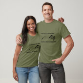 Fly Fishing Fun T-shirt Basic Donker T-shirt (Unisex)