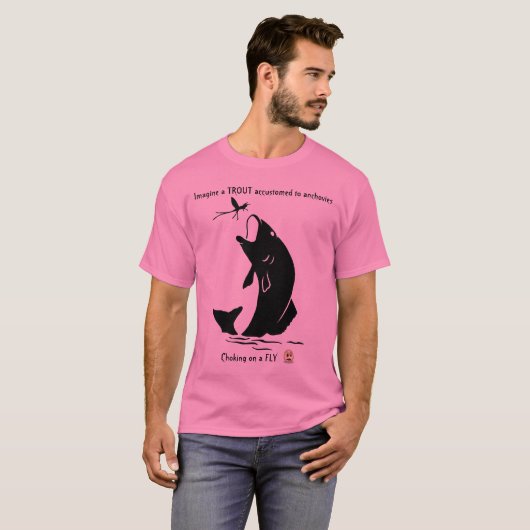 Fly Fishing Funny T-shirt (Voorkant volledig)