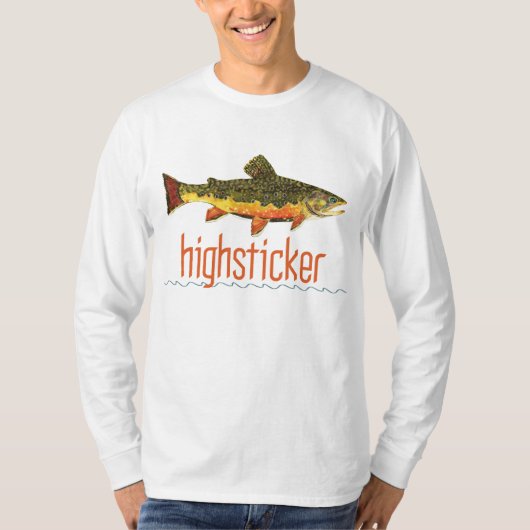 Fly Fishing Highsticker T-shirt (Voorkant)