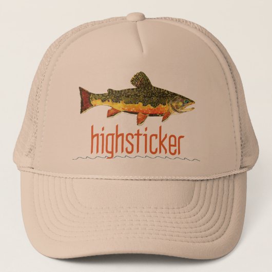 Fly Fishing Highsticker Trucker Pet (Voorkant)
