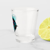 Fly Fishing Lure Beauful Turquoise Shot Glas (Rechts)