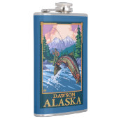 Fly Fishing Scene - Dawson, Alaska Heupfles (Rechts)