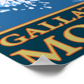 Fly Fishing Scene - Gallatin River, Montana Poster (Hoek)