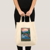 Fly Fishing Scene - Gallatin River, Montana Tote Bag (Voorkant (product))
