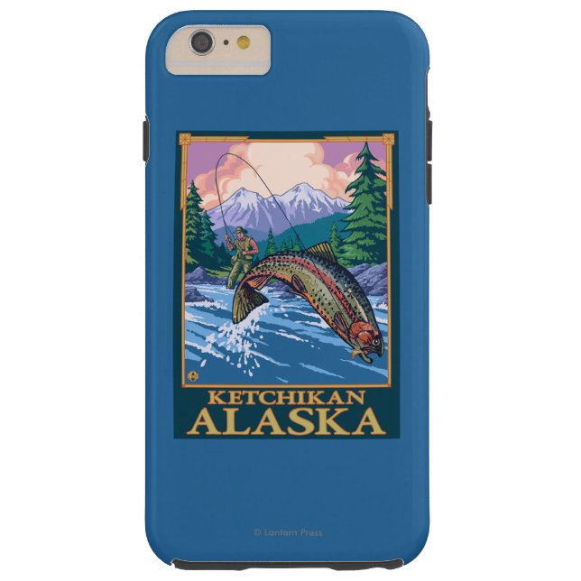 Fly Fishing Scene - Ketchikan, Alaska Case-Mate iPhone Case (Achterkant)