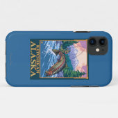 Fly Fishing Scene - Ketchikan, Alaska Case-Mate iPhone Case (Achterkant (horizontaal))