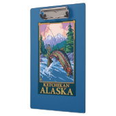 Fly Fishing Scene - Ketchikan, Alaska Klembord (Links)