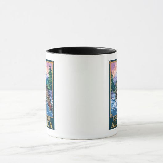 Fly Fishing Scene - Latouche, Alaska Mok (Midden)