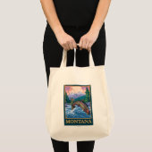 Fly Fishing Scene - Montana Tote Bag (Voorkant (product))