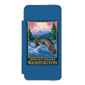Fly Fishing Scene - Mount Adams, Washington Incipio iPhone Portemonnee Hoesje (Voorkant Agenda)