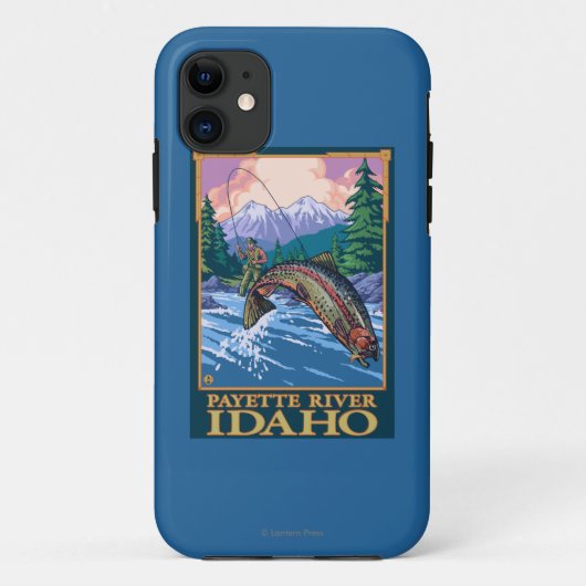 Fly Fishing Scene - Payette River, Idaho Case-Mate iPhone Case (Achterkant)