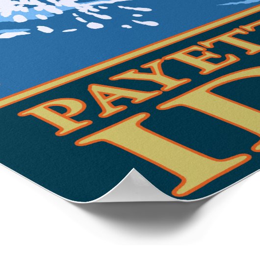 Fly Fishing Scene - Payette River, Idaho Poster (Hoek)