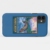 Fly Fishing Scene - Sandy River, Oregon Case-Mate iPhone Case (Achterkant (horizontaal))