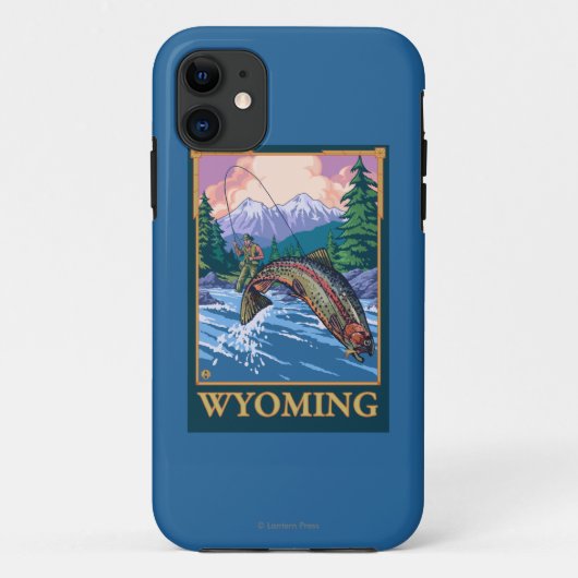 Fly Fishing Scene - Wyoming Case-Mate iPhone Case (Achterkant)