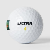 Fly Fishing Trout Salmon / Rainbow Trout Gift Golfballen (Logo)