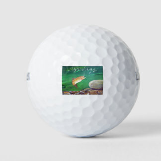 Fly Fishing Trout Salmon/Rainbow Trout Gift Golfballen