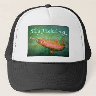 Fly Fishing Trout Salmon/Rainbow Trout Gift Trucker Pet
