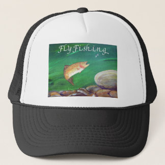 Fly Fishing Trout Salmon/Rainbow Trout Gift Trucker Pet
