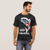 Fly Fishing USA v2 T-shirt (Voorkant volledig)