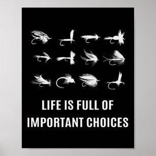 Fly Fishing Visser Hengelaar Cadeau Poster
