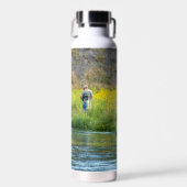 Fly Fishing Water Bottle Waterfles (Voorkant)
