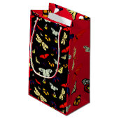 Fly Fly Butterfly Klein Cadeauzakje (Achterkant Gekanteld)