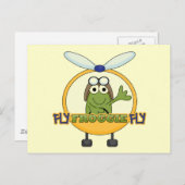 Fly Froggie Fly Helicopter Tshirts en cadeaus Briefkaart (Voorkant / Achterkant)
