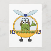 Fly Froggie Fly Helicopter Tshirts en cadeaus Briefkaart (Voorkant)