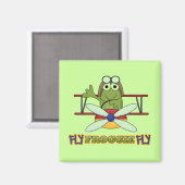 Fly Froggie Fly T-shirts en geschenken Magneet (Voorkant / Achterkant)