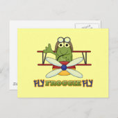 Fly Froggie Fly Tshirts en Gifts Briefkaart (Voorkant / Achterkant)