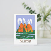 Fly Geyser Hualapai Flat Nevada  Briefkaart (Staand voorkant)