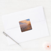 Fly Geyser in de Black Rock Desert Vierkante Sticker (Envelop)