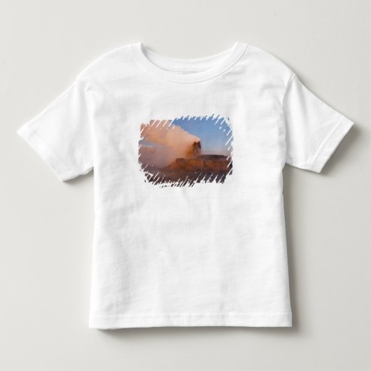 Fly Geyser met besneeuwde Granite Range Kinder Shirts (Voorkant)