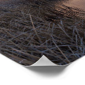 Fly Geyser met besneeuwde Granite Range Poster (Hoek)