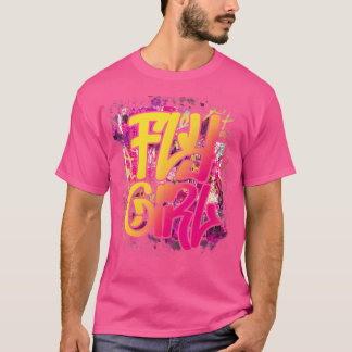Fly Girl 80s 90s Old School Hip Hop Meisjes T-shirt