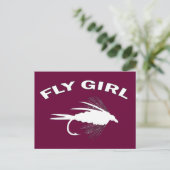 FLY GIRL BRIEFKAART (Staand voorkant)