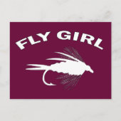 FLY GIRL BRIEFKAART (Voorkant)