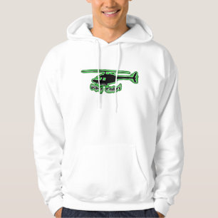 Fly Girl Neon Green Logo Apparel Hoodie
