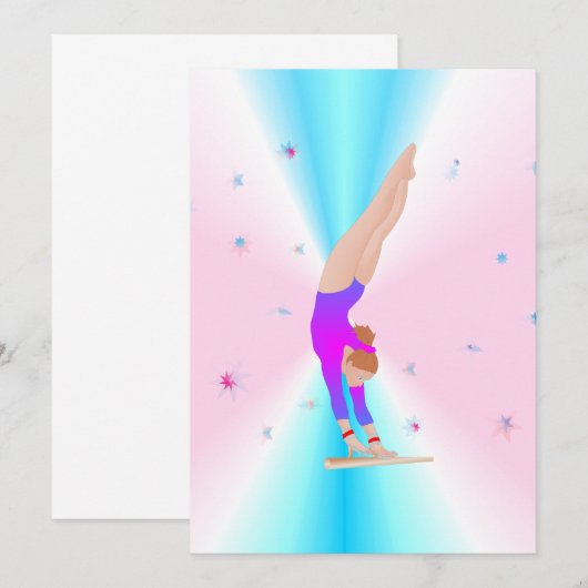 Fly Girl Notecards Bedankkaart (Voorkant / Achterkant)