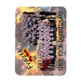 Fly Girls State Kick Runners-up 3x4" fotomagneet Magneet (Verticaal)