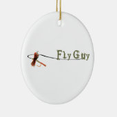 Fly Guy 2 Keramisch Ornament (Rechts)