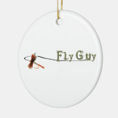 Fly Guy 2 Keramisch Ornament (Links)