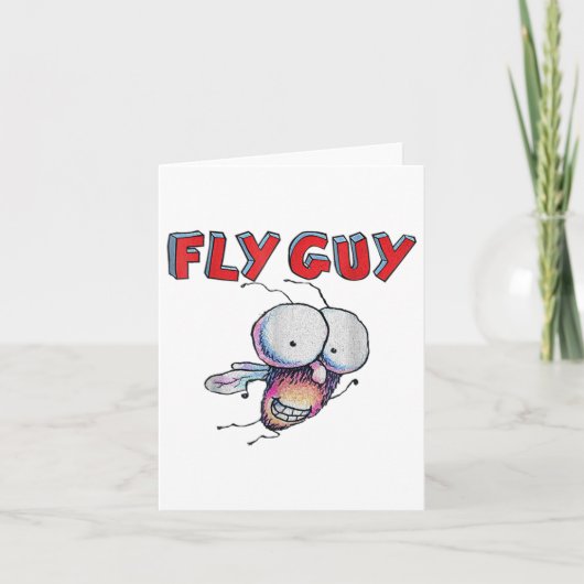 Fly Guy Kinder Kostuum T-shirt Kaart (Voorkant)