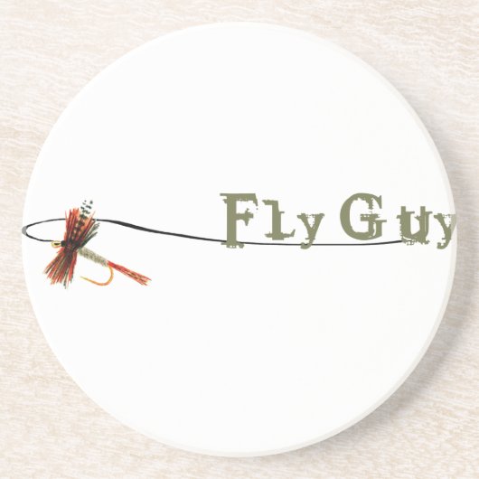 Fly Guy Zandsteen Onderzetter (Voorkant)