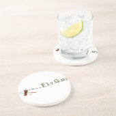 Fly Guy Zandsteen Onderzetter (Zijkant)