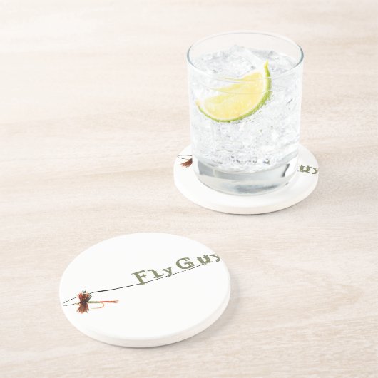 Fly Guy Zandsteen Onderzetter (Zijkant)